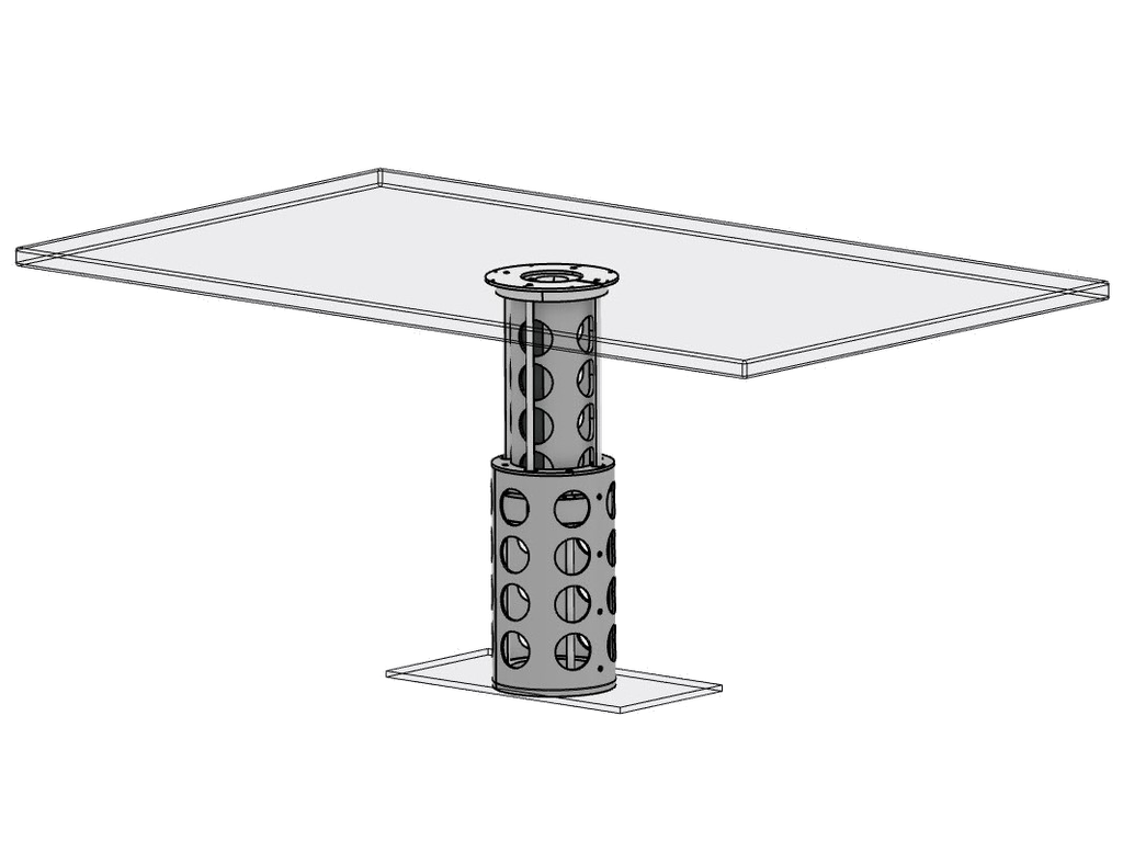 MANUAL SINGLE PILLAR TABLE