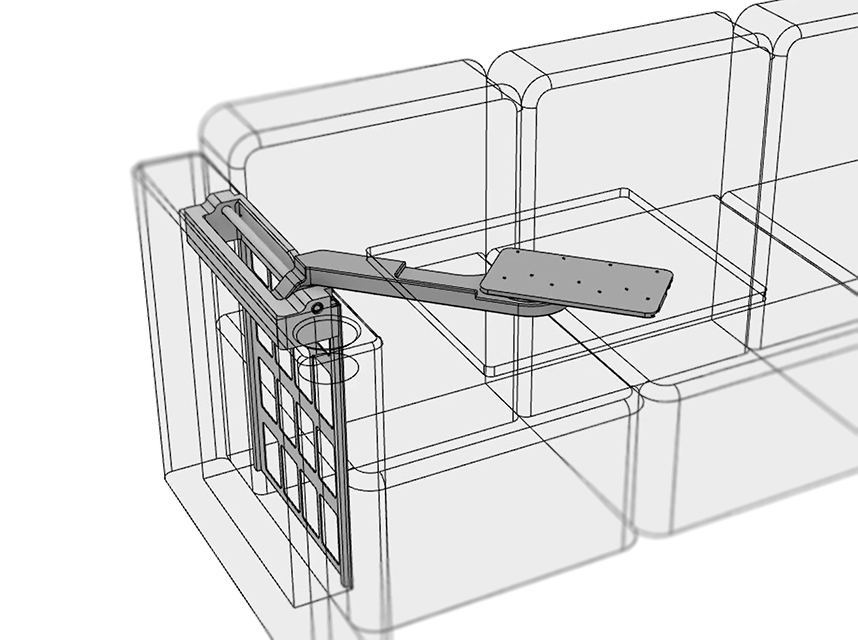 IN-ARM SLIDING TABLE